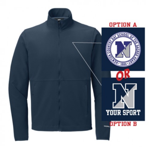 The North Face® Edge Stretch Soft Shell Jacket (Navy)
